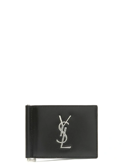 Shop Saint Laurent Wallet In Black