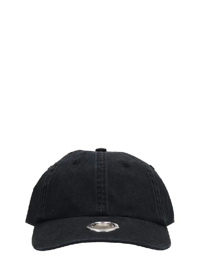 Shop Vetements Black Cotton Hat