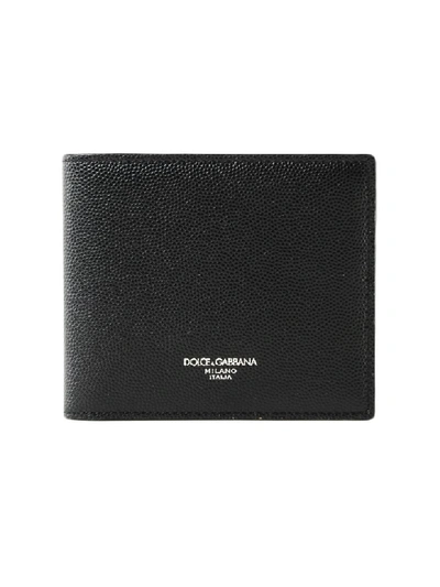 Shop Dolce & Gabbana Classic Bifold Wallet In Black