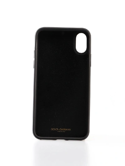 Shop Dolce & Gabbana Printed Iphone X Case In Black