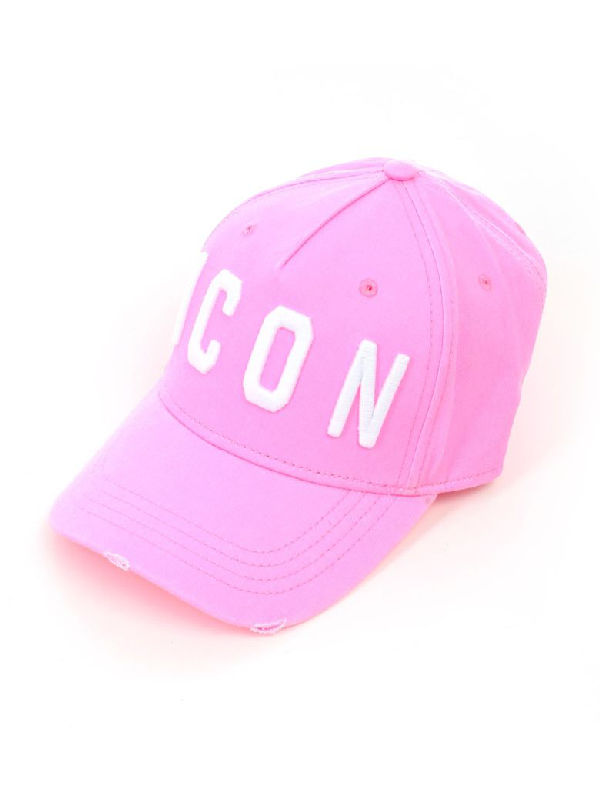 pink icon cap