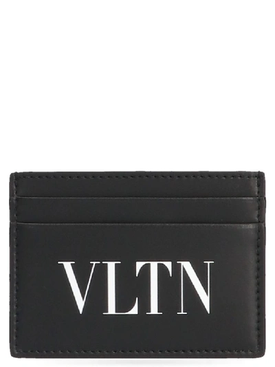 Shop Valentino Sky Cardholder In Black