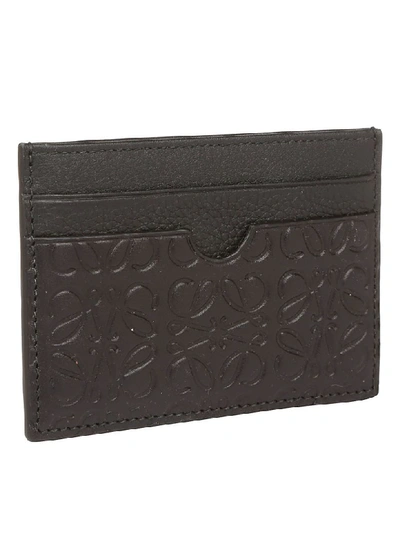 Shop Loewe Plain Card Holder In Black