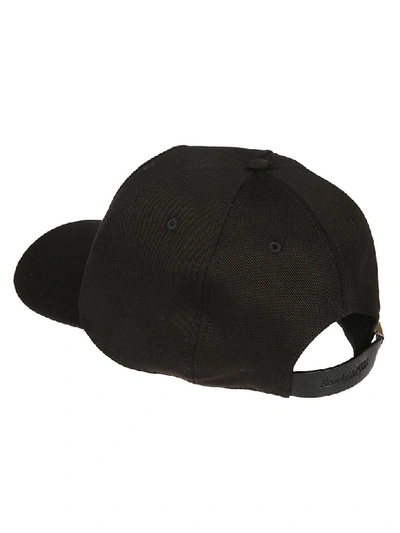 Shop Alexander Mcqueen Skull Print Cap In Black