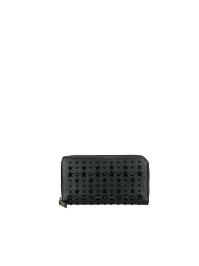 Shop Jimmy Choo Carnaby Wallet In Black