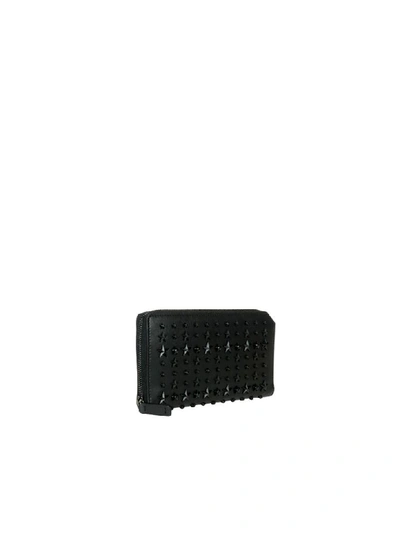 Shop Jimmy Choo Carnaby Wallet In Black