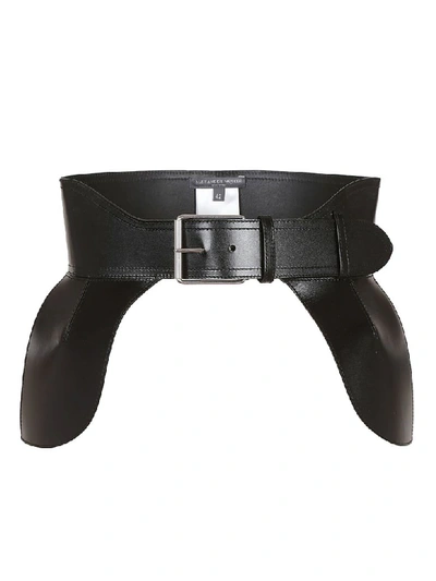 Shop Alexander Mcqueen Corset Belt In Black