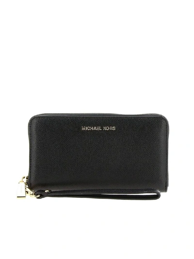 Shop Michael Michael Kors Wallet Wallet Women  In Black