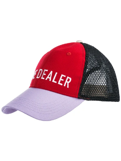 Shop Golden Goose Clare Baseball Cap In Red Lilac / Love Dealer