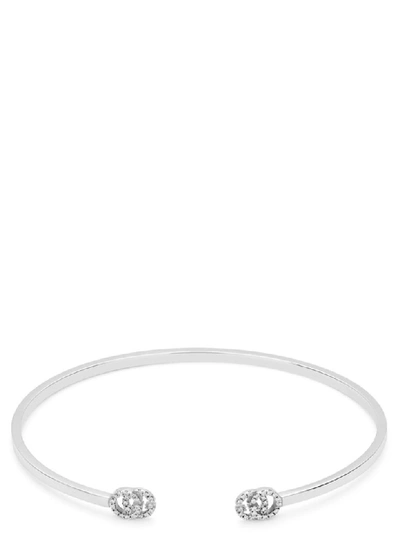 Shop Gucci Gg Running Bracelet In Silver