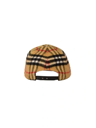Shop Burberry Vintage Check Baseball Cap In Antique Yel Ip Chk