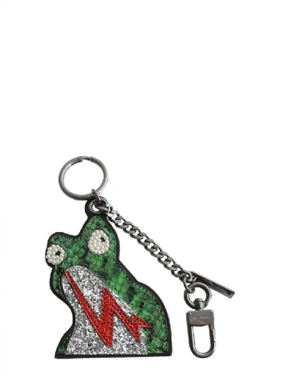 Shop Marc Jacobs Frog Bag Charm In Nero