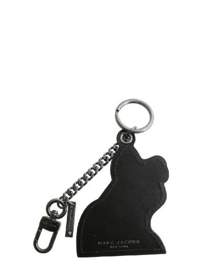 Shop Marc Jacobs Frog Bag Charm In Nero