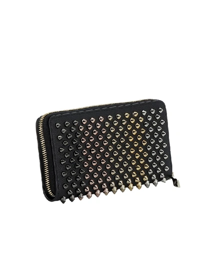Shop Christian Louboutin Black Leather Wallet