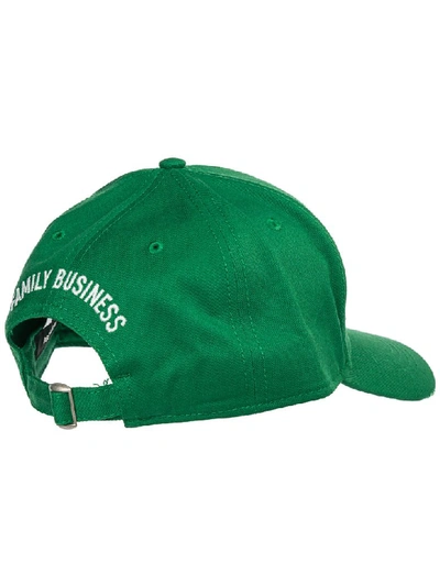 Shop Dsquared2 Caten Twins Baseball Cap In Smeraldo