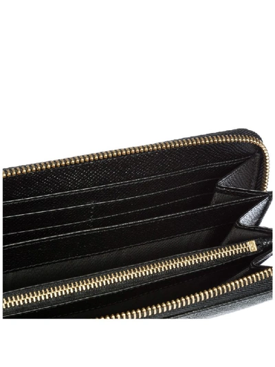 Shop Dolce & Gabbana Wallet Coin Case Holder Purse Card Bifold In Nero