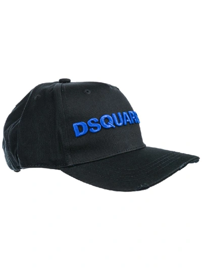 Shop Dsquared2 Logo Baseball Cap In Nero