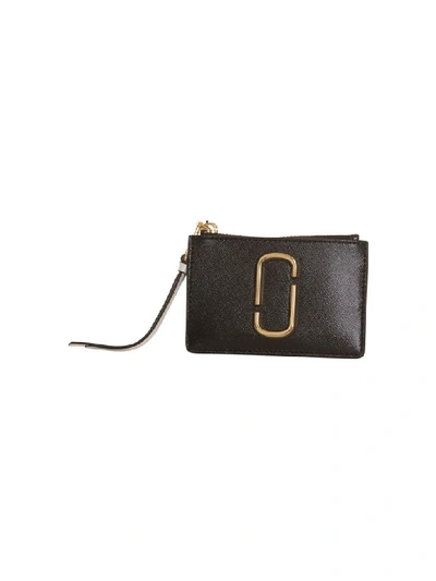 Shop Marc Jacobs Snapshot Top Zip Multi Wallet In Black In Nero