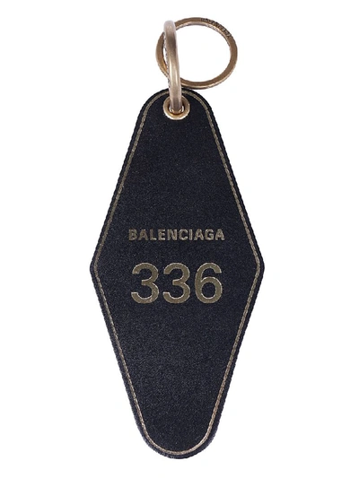 Shop Balenciaga Key Rings In Black