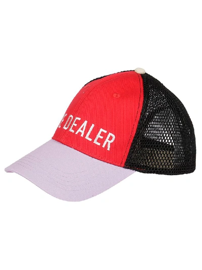 Shop Golden Goose Clare Cap In Red/lilac