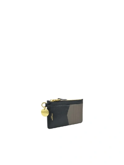 Shop Givenchy Zipped Card Case In Basic
