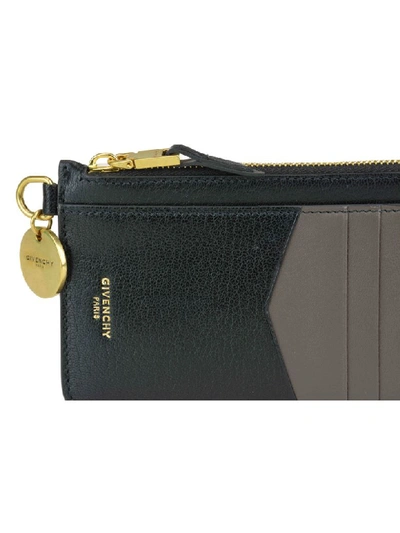 Shop Givenchy Zipped Card Case In Basic