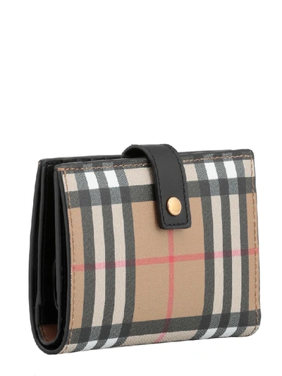 Shop Burberry Marylebone Wallet In Black