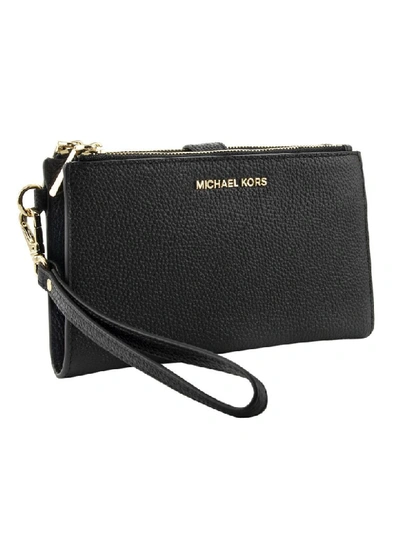 Shop Michael Kors Smartphone Wallet In Black