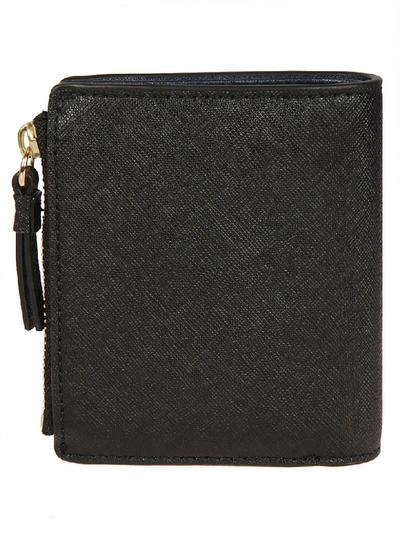 Shop Tory Burch Robinson Mini Wallet In Black