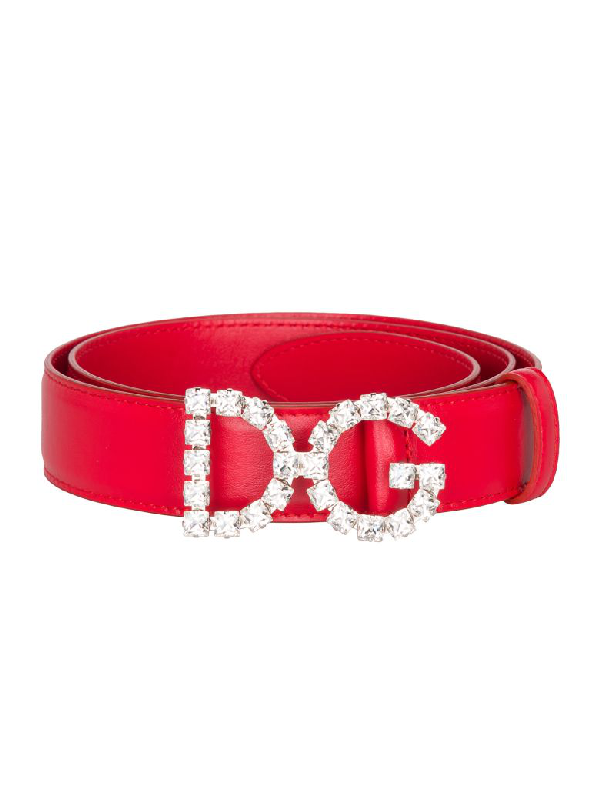 red dolce and gabbana belt