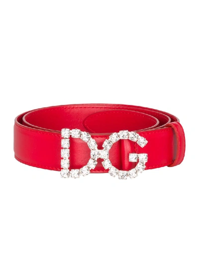 Dolce & Gabbana Belt In Red | ModeSens