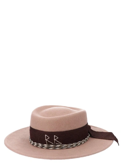 Shop Ruslan Baginskiy 'fedora' Hat In Pink