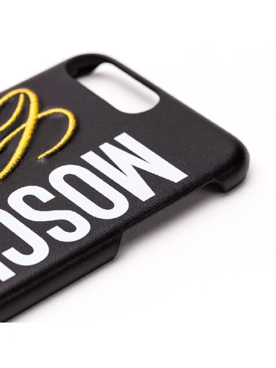 Shop Moschino Couture Iphone 6/6s/7/8 Cover In Black