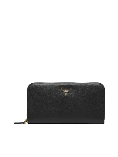 Shop Prada Wallet In Black