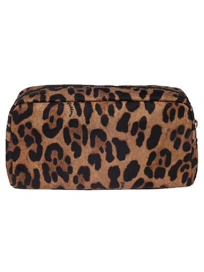 Shop Dolce & Gabbana Leopard Print Long Beauty Case