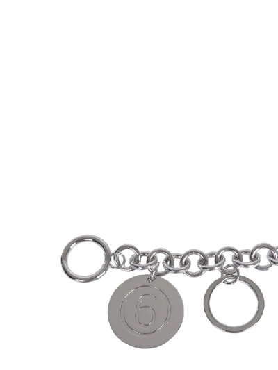 Shop Mm6 Maison Margiela Chain Bracelet In Argento