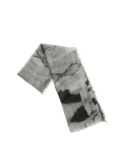 Shop Avant Toi Scarf In Grey