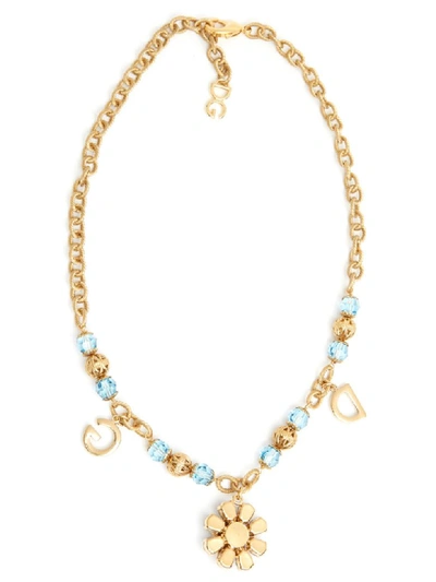 Shop Dolce & Gabbana Dg Necklace In Gold