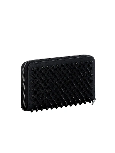 Shop Christian Louboutin Black Leather Wallet