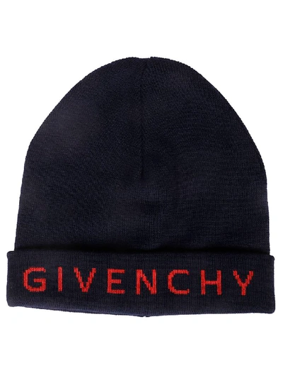 Shop Givenchy Logo Knit Beanie
