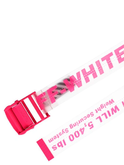 Shop Off-white 'rubber Industrial' Belt In Purple