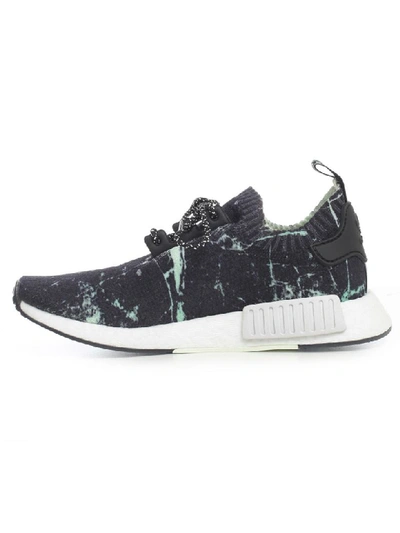 Shop Adidas Originals Nmd R1 Sneakers In Black White