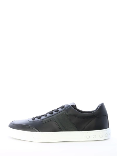 Shop Tod's Sneaker Black Leather