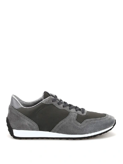 Shop Tod's Laced Shoes In Grey