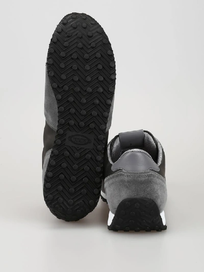 Shop Tod's Laced Shoes In Grey