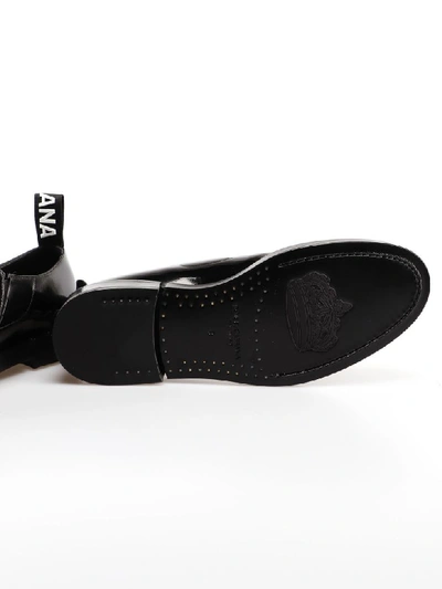 Shop Dolce & Gabbana Classic Slippers In Black