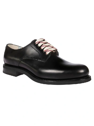 Shop Gucci Classic Lace-up Shoes In Black