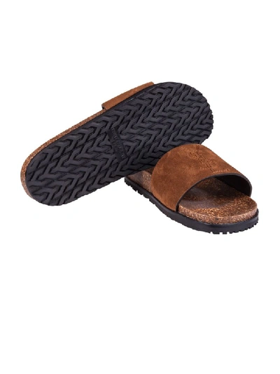 Shop Saint Laurent Sandals In Brown