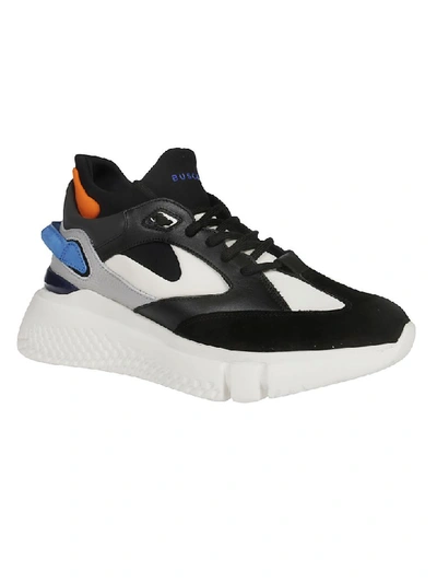 Shop Buscemi Paneled Sneakers In Black/white
