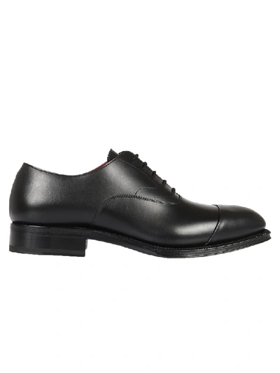 Shop Alexander Mcqueen Classic Derby Shoes In Black